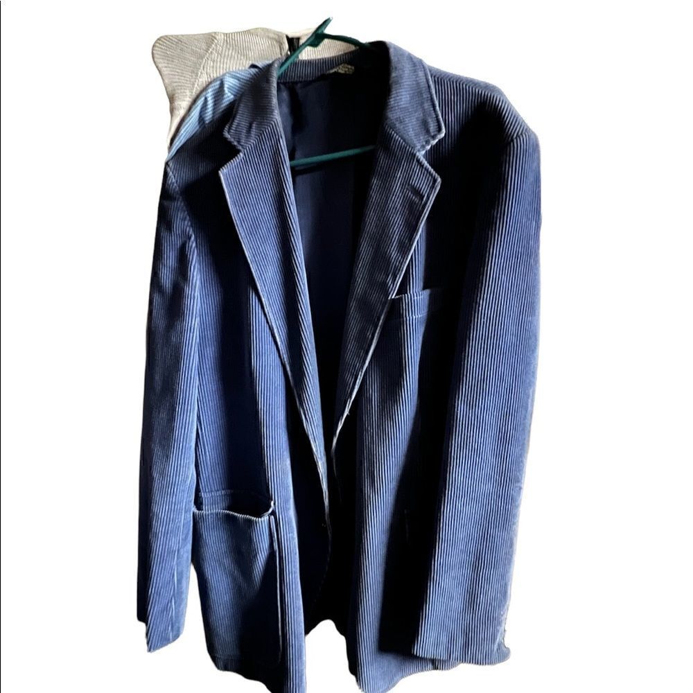 Cedar Creek Blue Corduroy Blazer Jacket